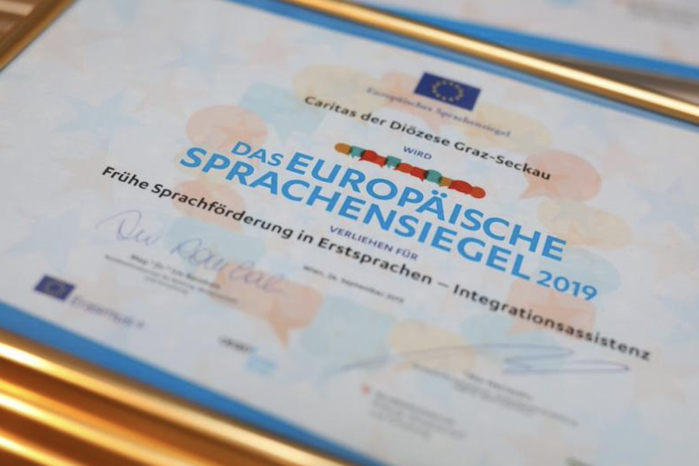 Europäisches Sprachensiegel 2019