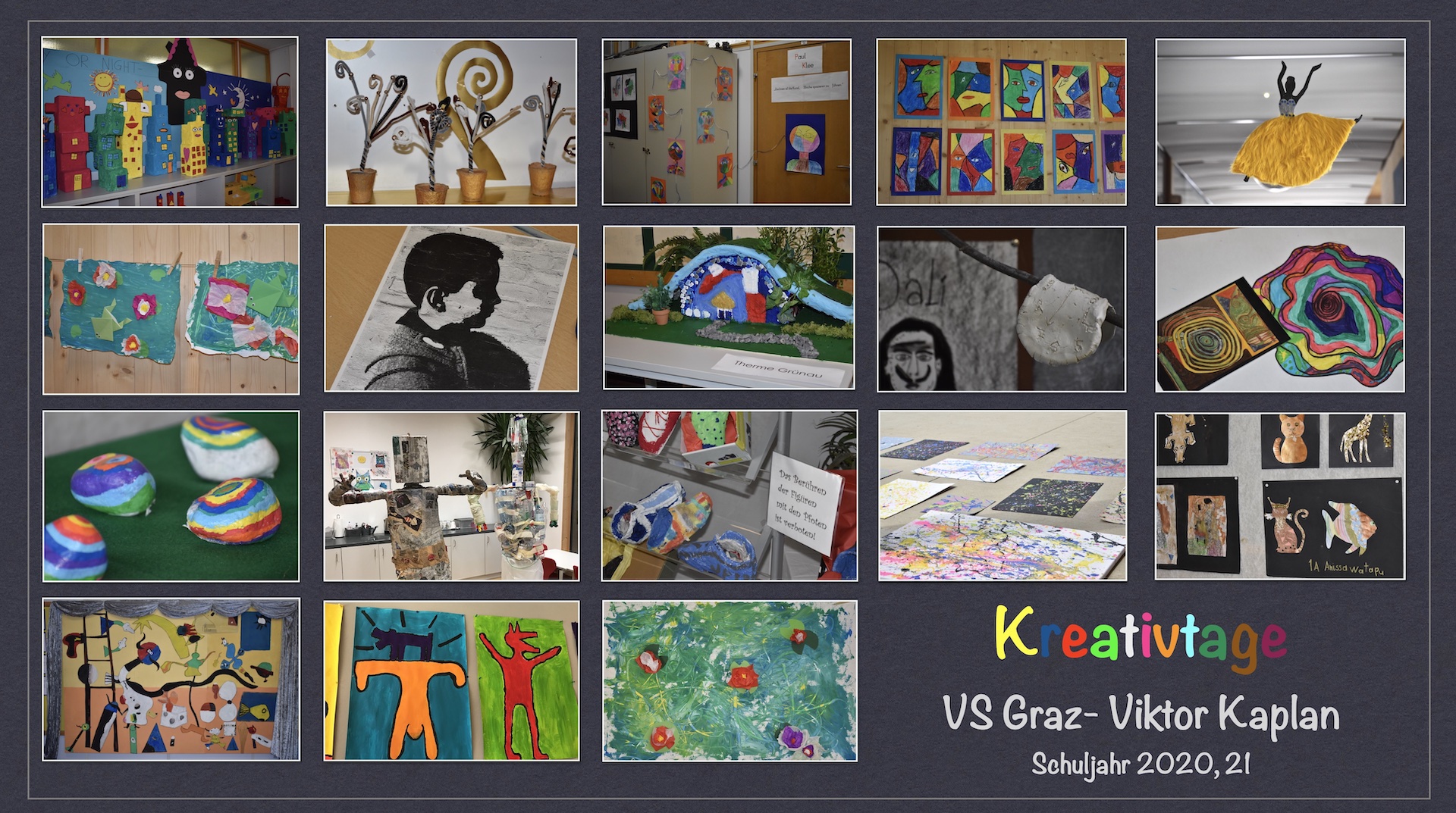 Künstlerische Kreativtage im Schuljahr 2020, 21