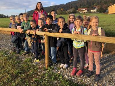 Wanderung mit der Patenklasse