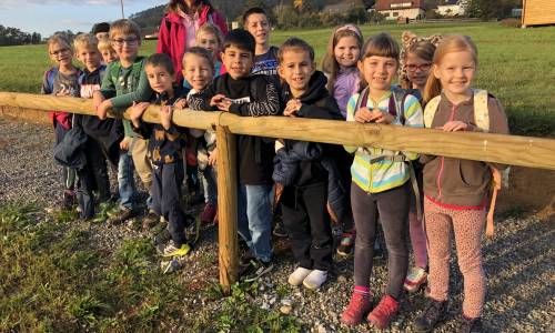 Wanderung mit der Patenklasse