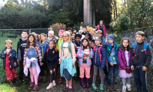 Waldausflug mit der Patenklasse