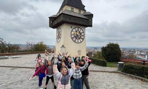 Erster Ausflug auf den Schlossberg
