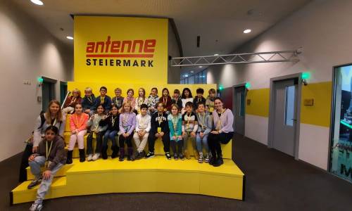 „Antenne macht Schule“ – Besuch bei der Antenne Steiermark