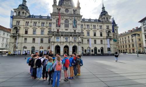 Besuch im Rathaus