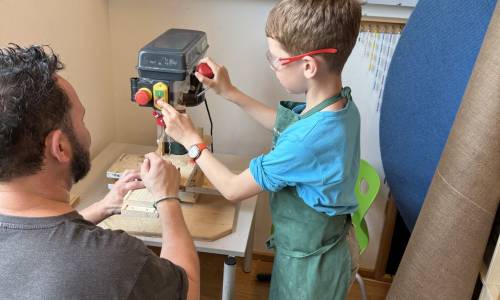 Schmetterlingshotel – Workshop HolzmachtSchule