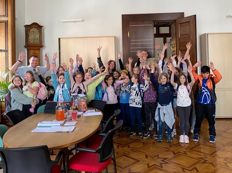 Rathaus Fun und Treffen mit Elke Kahr