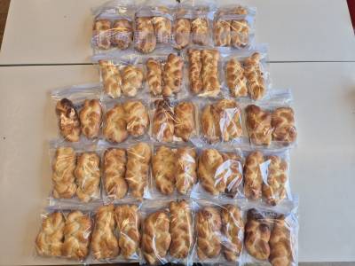 Die 3.c als BäckermeisterInnen