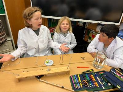 Experimente am Tag der offenen Tür