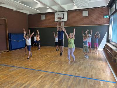 Sportunterricht mit Abdullah