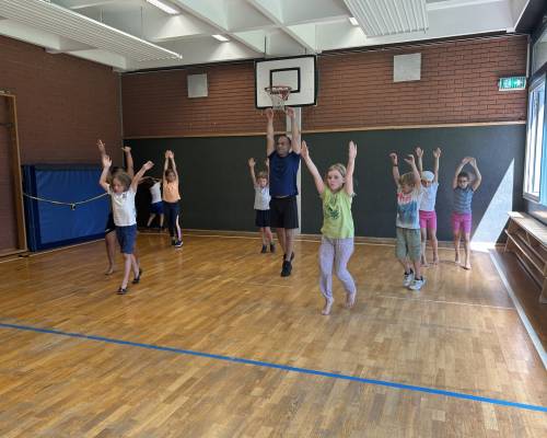 Sportunterricht mit Abdullah